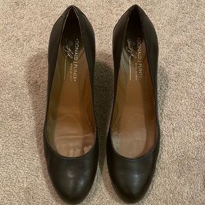 Donald J. Pliner Brown Leather Heels